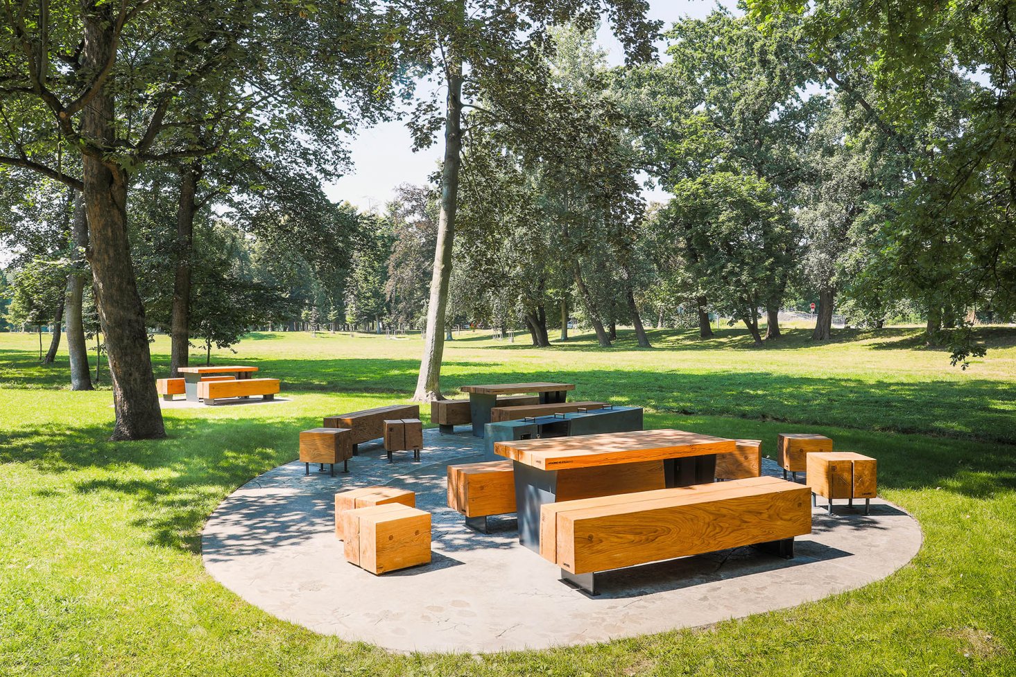 Picnic Spots in 'Stromovka' Park in Prague